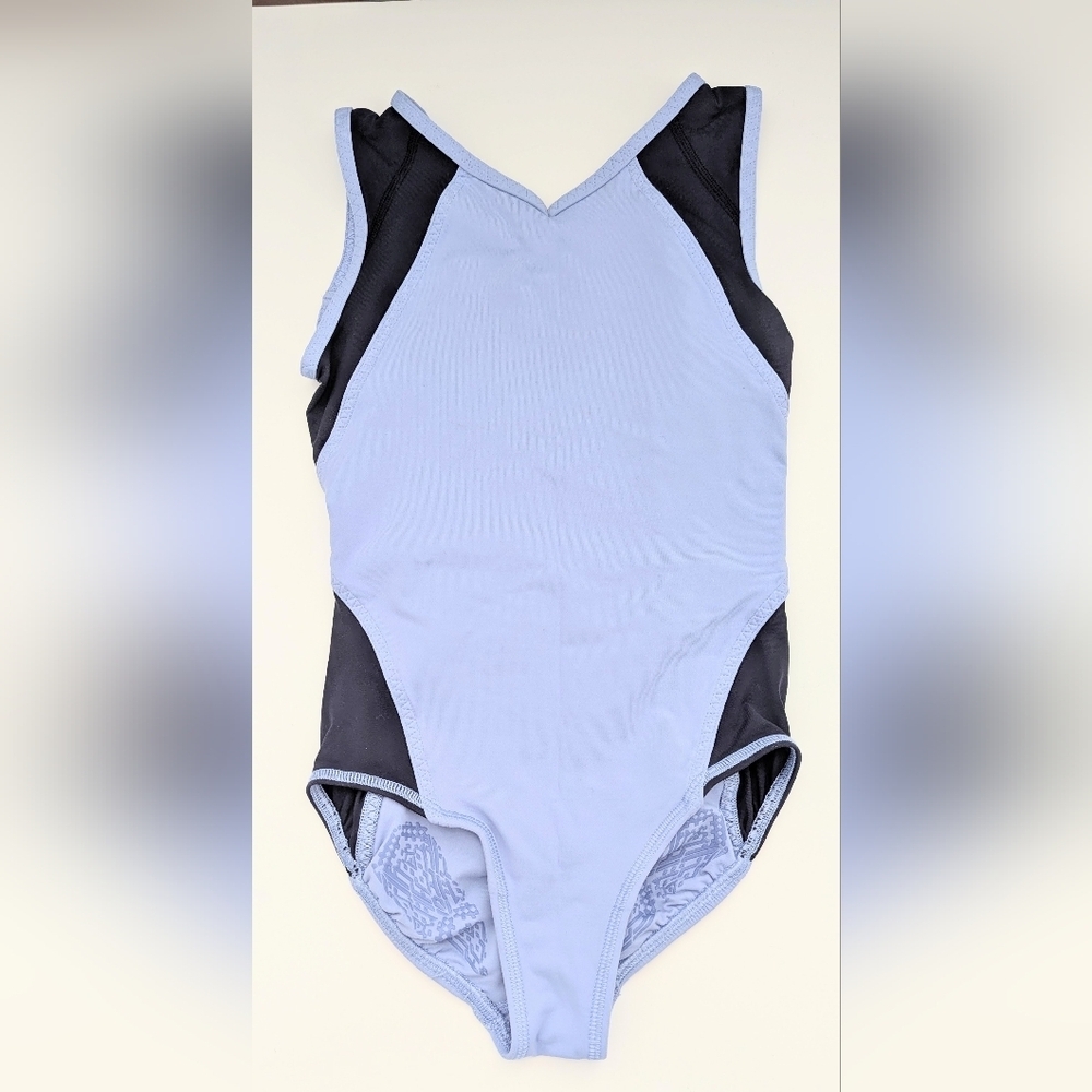 Ivivva Girls' (Size 8) V-Neck Front & Back Bodysuit/Leotard